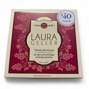 New! Laura Geller - Nude Attitude 12 Multi-Finish Eyeshadow Palette
